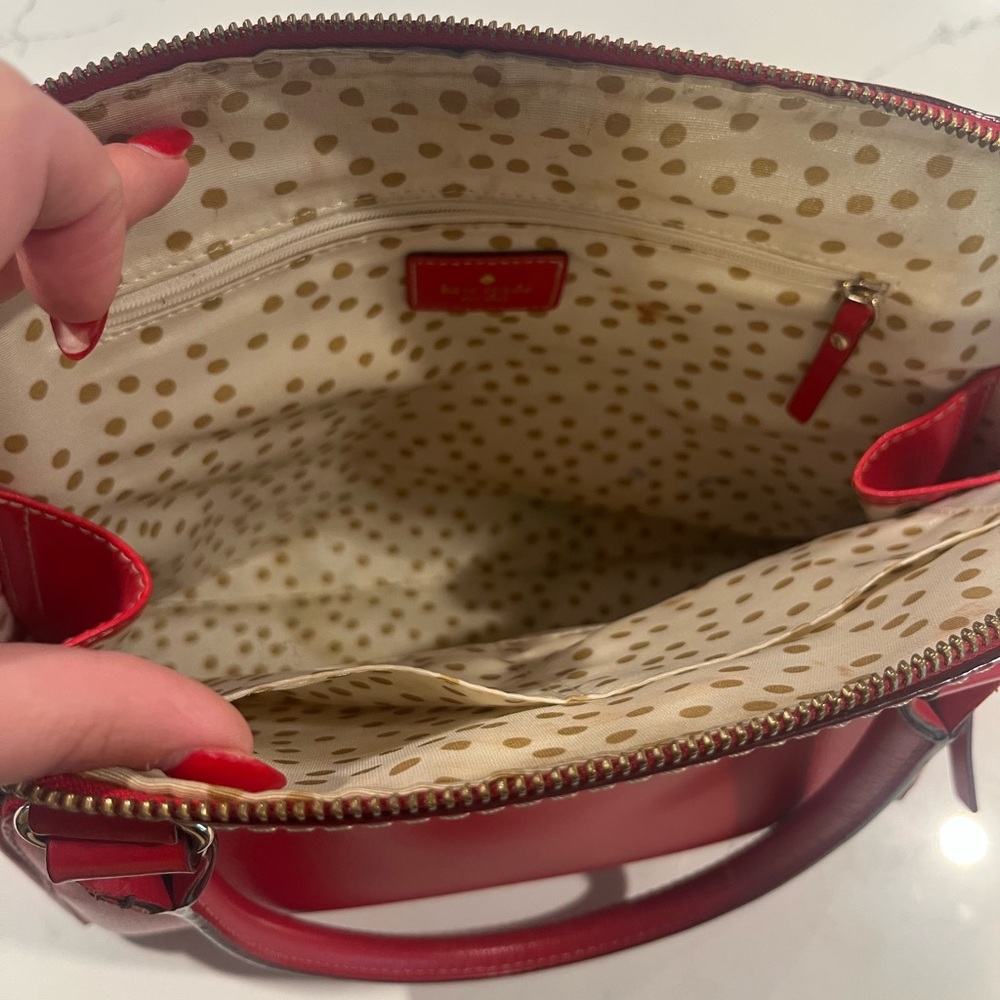 Kate Spade Cherry Red Satchel - Picture 3 of 5